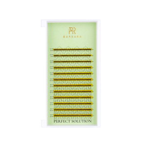 РЕСНИЦЫ BARBARA "PERFECT SOLUTION" ГОТОВЫЕ ПУЧКИ 3D МИКС (12 ЛИНИЙ)