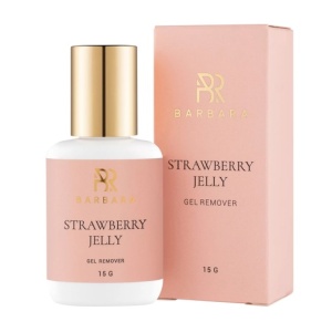Гелевый ремувер BARBARA с ароматом клубники, 15 г