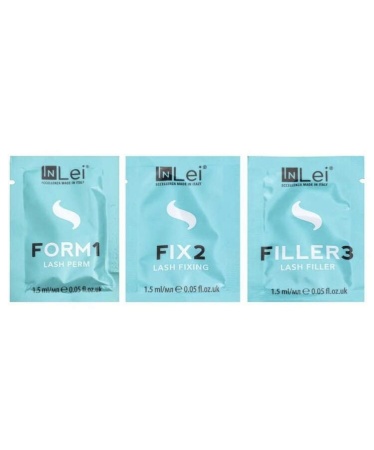 Набор составов INLEI №1,2,3 в саше 1.5 ML для ламинирования ресниц
