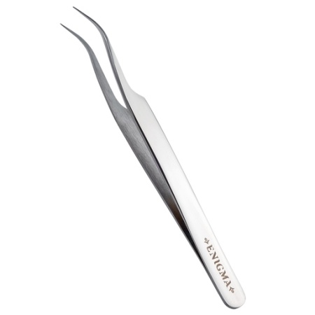 Пинцет изогнутый new Enigma (Metallic)
