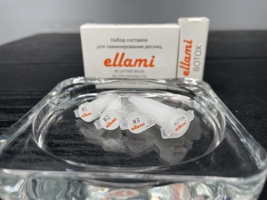 Набор для ламинирования ресниц "ellami" (№1+2), 1 мл (4148)