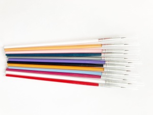 Кисть тонкая разноцветная