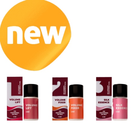 Набор Составов sexy (1,2,3) для ламинирования ресниц и бровей по 5 мл.