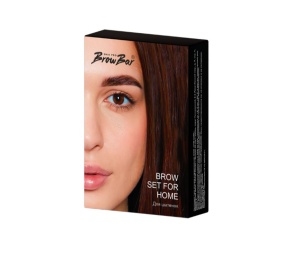 SHIK Набор для домашнего окрашивания бровей / Для шатенок