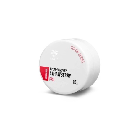 Крем-ремувер Lovely "Color" с ароматом земляники,15g