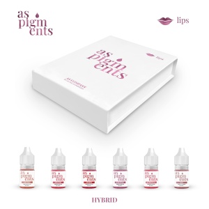 AS PIGMENTS сет для губ, гибриды AS-Company™, 6 мл