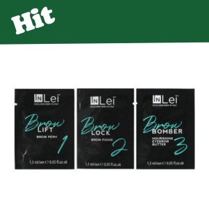 Набор составов в саше InLei ® BROW BOMBER (1,2,3 состав) по 1,5 мл.