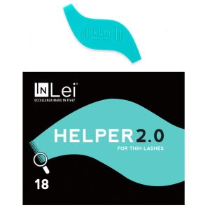 InLei® Helper 2.0 (хелпер) гребешок для ресниц 1шт (голубой)