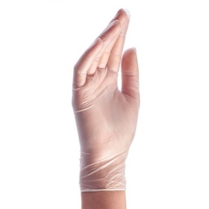 Benovy, Перчатки виниловые прозрачные, (50 пар) размер L