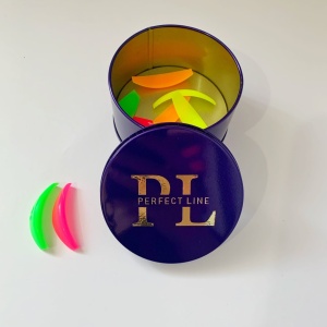 Набор неоновых валиков в жестяной банке (4 размера) PERFECT LINE