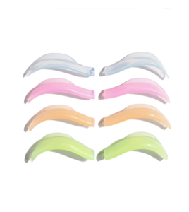 KillTrend Набор валиков для ламинирования ресниц, цветные (4 пары)