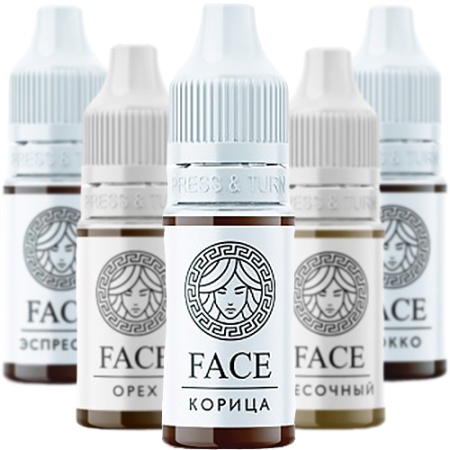 Перманентный пигмент FACE (для бровей), 12 мл